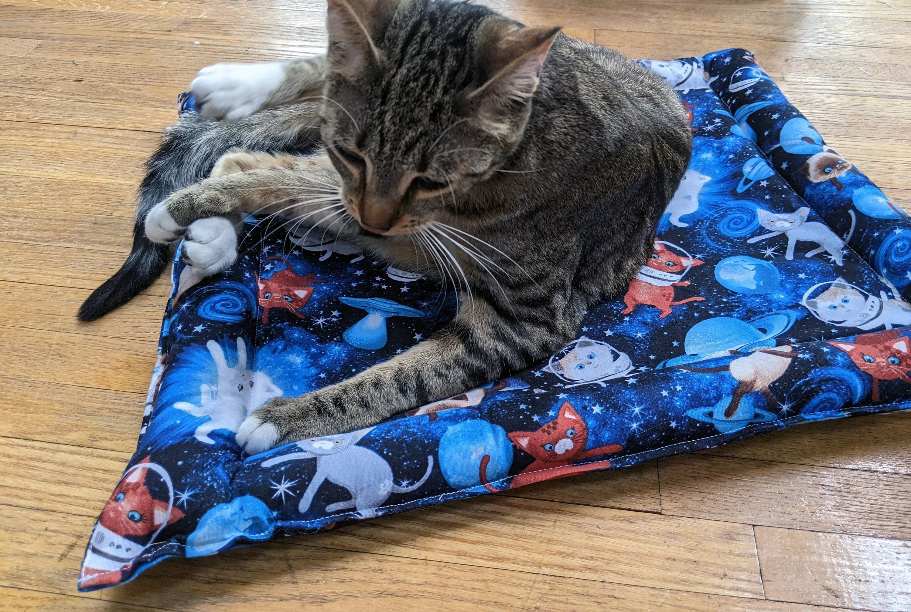 Catnip & Silvervine Filled Cat Bed - creme cocoland - Image 3